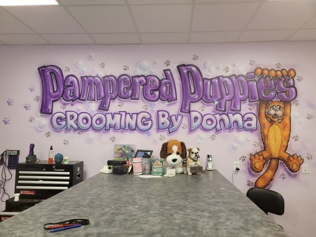 Pampered store puppies grooming